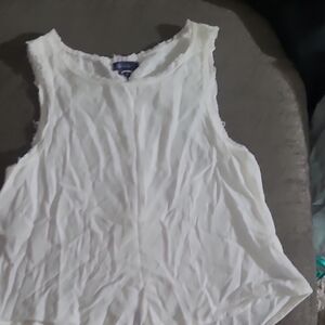 Tractr White Tank Top for Women